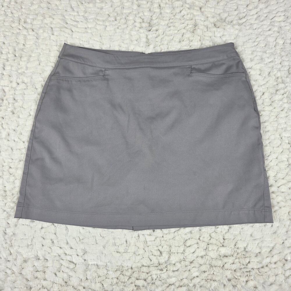 PGA Tour Womens 12 Gray Golf Skort - Picture 1 of 7